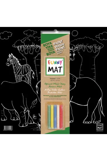 Funny Mat Black Yeryüzü (Tebeşirli) Funny Mat Black Yeryüzü (Tebeşirli)