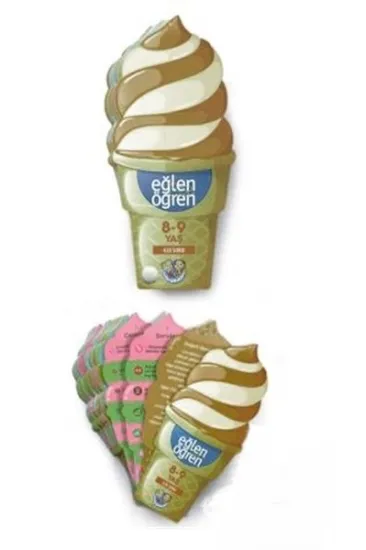 Eğlen Öğren Ice Cream - 420 Soru (8-9 Yaş) Eğlen Öğren Ice Cream - 420 Soru (8-9 Yaş)