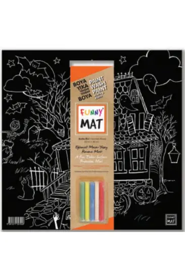 Funny Mat - Korku Evi 40x40cm Funny Mat - Korku Evi 40x40cm