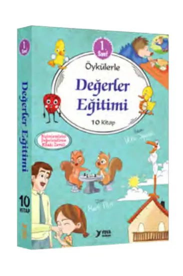 Öykülerle Değerler Eğitimi 1. Sınıflar İçin 10 Kitap Set Öykülerle Değerler Eğitimi 1. Sınıflar İçin 10 Kitap Set