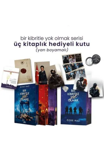 Bir Kibritle Yok Olmak Serisi - Üç Kitaplık Yan Boyamalı Hediyeli Kutu Bir Kibritle Yok Olmak Serisi - Üç Kitaplık Yan Boyamalı Hediyeli Kutu
