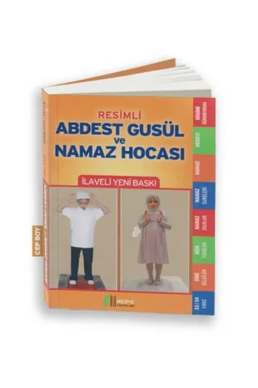 Resimli Abdest Gusül ve Namaz Hocası (Cep Boy)
