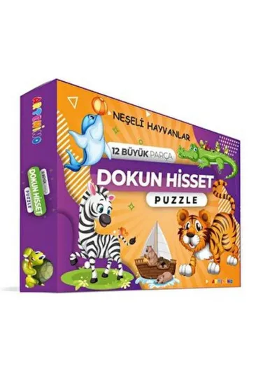 Neşeli Hayvanlar - Dokun Ve Hisset Puzzle Neşeli Hayvanlar - Dokun Ve Hisset Puzzle