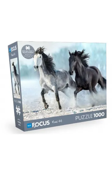 Blue Focus Horses (Atlar) - 1000 Parça Blue Focus Horses (Atlar) - 1000 Parça