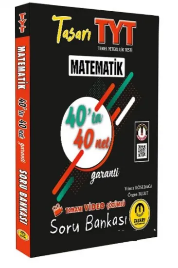 Tasarı TYT Matematik 40 ta 40 Net Soru Bankası Tasarı TYT Matematik 40 ta 40 Net Soru Bankası