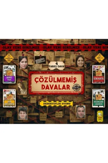 Çözülmemiş Davalar Kutulu Set 2 Çözülmemiş Davalar Kutulu Set 2