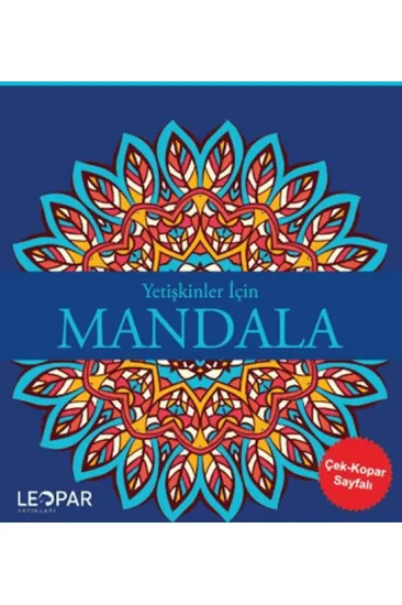 Yetişkinler İçin Mandala - Lacivert Yetişkinler İçin Mandala - Lacivert
