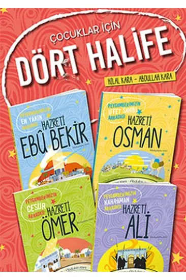 Çocuklar İçin Dört Halife Seti (4 Kitap)