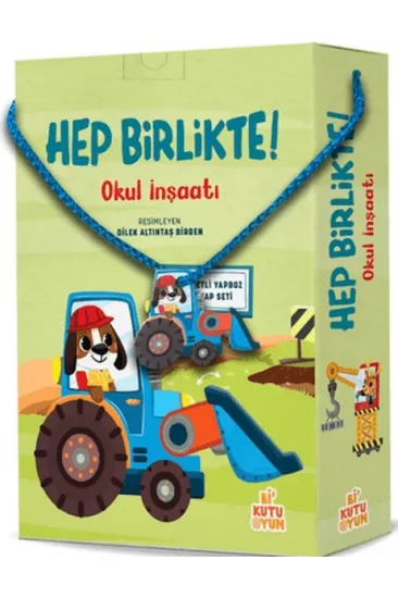 Hep Birlikte - Okul İnşaatı (Kitap ve Oyun Seti) Hep Birlikte - Okul İnşaatı (Kitap ve Oyun Seti)