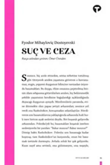 Suç ve Ceza Suç ve Ceza