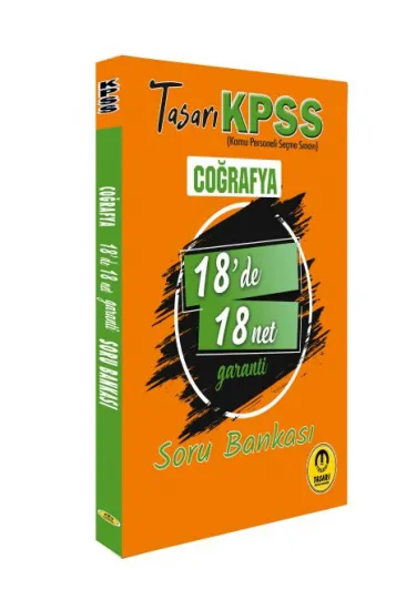 Tasarı KPSS Coğrafya 18'de 18 Net Soru Bankası Tasarı KPSS Coğrafya 18'de 18 Net Soru Bankası