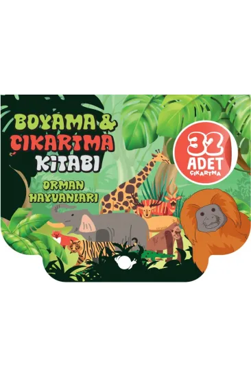 Orman Hayvanları - Boyama ve Çıkartma Kitabı Orman Hayvanları - Boyama ve Çıkartma Kitabı