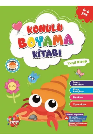 Konulu Boyama - YeşilKitap (5-6 Yaş) Konulu Boyama - YeşilKitap (5-6 Yaş)