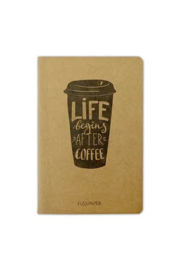 Life Begins Coffee - Defter Life Begins Coffee - Defter