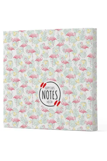 Flamingo 3 - Çizgisiz Yan Boyamalı Defter Flamingo 3 - Çizgisiz Yan Boyamalı Defter