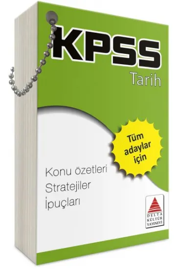 Delta Kültür KPSS Tarih Strateji Kartları Delta Kültür KPSS Tarih Strateji Kartları
