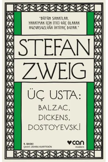 Üç Usta - Balzac Dickens Dostoyevski Üç Usta - Balzac Dickens Dostoyevski