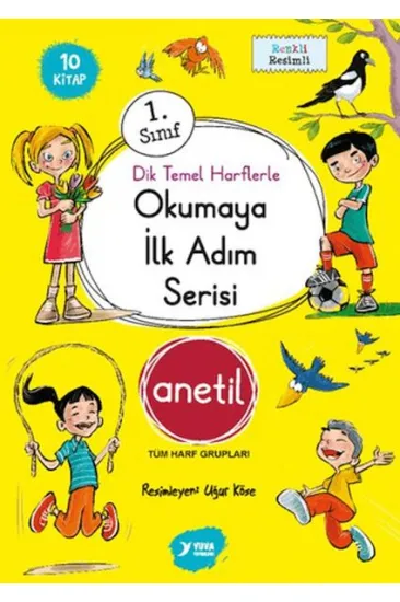 Okumaya İlk Adım Serisi Anetil Düz Yazı (10 Kitap) Okumaya İlk Adım Serisi Anetil Düz Yazı (10 Kitap)