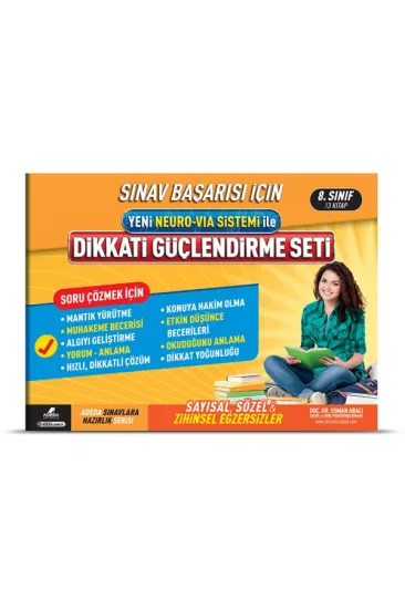 Dikkati Güçlendirme Seti 8. Sınıf – 14 Yaş Dikkati Güçlendirme Seti 8. Sınıf – 14 Yaş