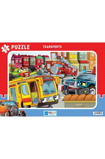 Blue Focus Transports (Taşıtlar) - Puzzle 30 Parça Blue Focus Transports (Taşıtlar) - Puzzle 30 Parça