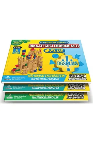 Dikkati Güçlendirme Seti Plus 8 Yaş Kitap Dikkati Güçlendirme Seti Plus 8 Yaş Kitap