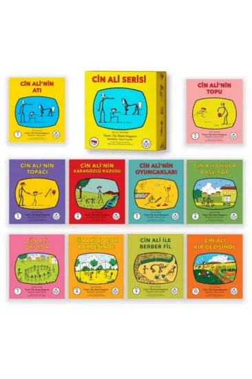 Cin Ali Serisi Kutulu Set (10 Takım Kitap) Cin Ali Serisi Kutulu Set (10 Takım Kitap)
