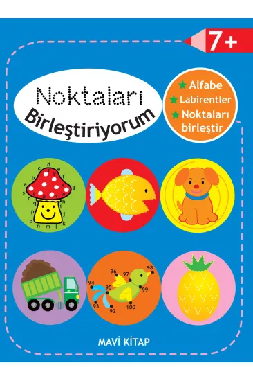 Noktaları Birleştiriyorum -  Mavi Kitap +7 Yaş