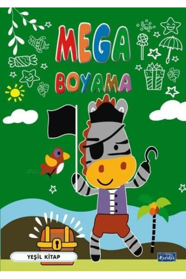 Mega Boyama Yeşil Kitap