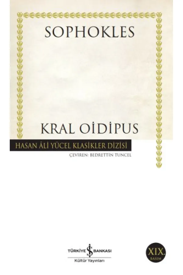 Kral Oidipus - Hasan Ali Yücel Klasikleri Kral Oidipus - Hasan Ali Yücel Klasikleri