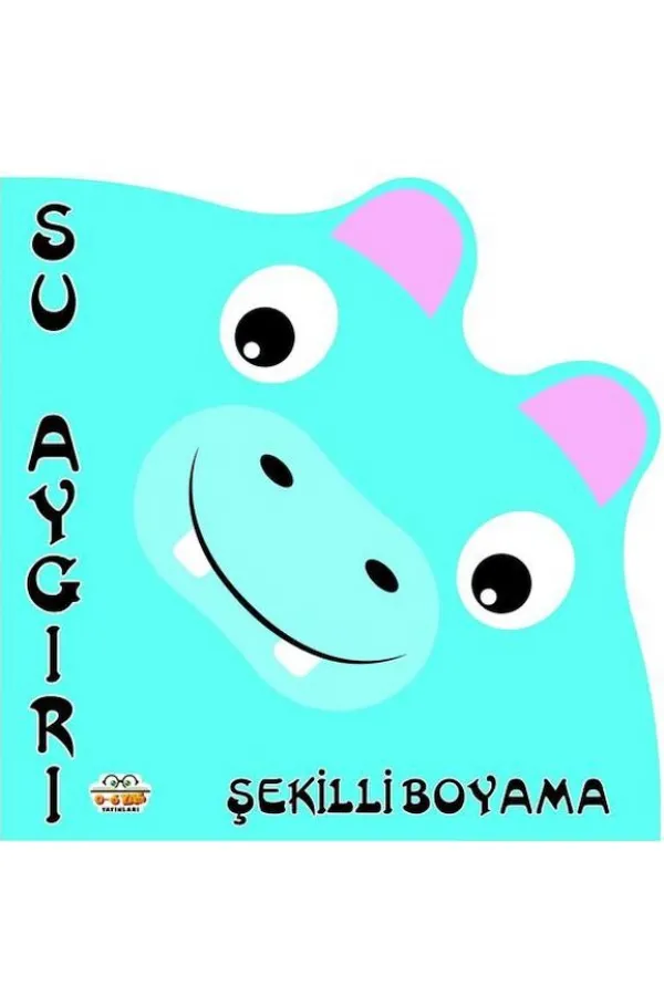 Şekilli Boyama Su Aygırı Şekilli Boyama Su Aygırı