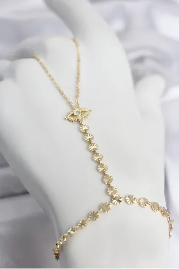 Gold Renk Pirinç Zirkon Taşlı Göz Model Şahmeran Gold Renk Pirinç Zirkon Taşlı Göz Model Şahmeran