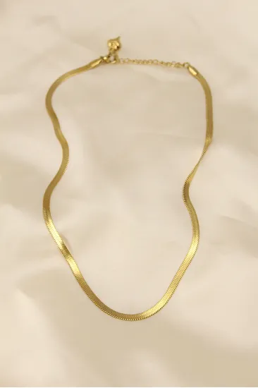 316L Çelik Altın Renk 45 cm İtalyan Zincir Model Kadın Kolye 316L Çelik Altın Renk 45 cm İtalyan Zincir Model Kadın Kolye