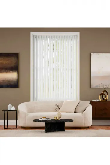 Modern Beyaz Dikey Jaluzi Stor Perde / Ev, İşyeri ve Ofisler İçin Karartma Dikey Stor Perde, Alüminyum Kasalı Yüksek Kaliteli - W1000/QDP Modern Beyaz Dikey Jaluzi Stor Perde / Ev, İşyeri ve Ofisler İçin Karartma Dikey Stor Perde, Alüminyum Kasalı Yüksek Kaliteli - W1000/QDP