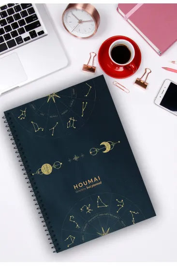 Kentsoylu A5 Spiralli Defter 2'li Set Çizgili 96 Sayfa Karton Kapak Houmai Mistik ve Umay Zodyak Kentsoylu A5 Spiralli Defter 2'li Set Çizgili 96 Sayfa Karton Kapak Houmai Mistik ve Umay Zodyak