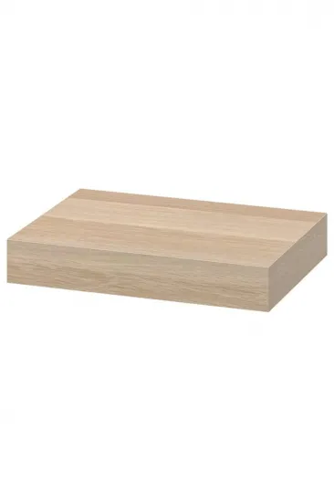 Lack 30x26 Cm Ağartılmış Meşe Görünümlü Gizli Bağlantılı Ahşap Duvar Rafı