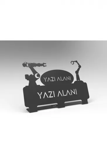 Kişiye Özel Hediyelik Robot Tasarım Mekatronik Mühendislik Tasarımlı Metal Masaüstü İsimlik Kişiye Özel Hediyelik Robot Tasarım Mekatronik Mühendislik Tasarımlı Metal Masaüstü İsimlik