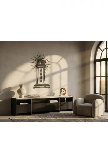 Modern Metal Deniz Feneri Güneş Desenli Duvar Tablosu Marin Salon Ofis Duvar Dekoru Modern Metal Deniz Feneri Güneş Desenli Duvar Tablosu Marin Salon Ofis Duvar Dekoru