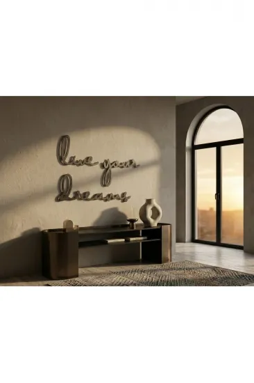 Modern Metal Live Your Dreams Yazılı Duvar Tablosu Motivasyonel Salon Ofis Yatak Odası Duvar Dekoru Modern Metal Live Your Dreams Yazılı Duvar Tablosu Motivasyonel Salon Ofis Yatak Odası Duvar Dekoru