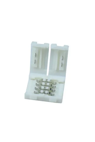 4'lü RGB Şerit LED Birleştirme Aparatı - Lehimsiz Beyaz