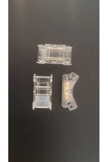 PLX-COB-SST 8mm COB Şerit LED Birleştirme Aparatı - Şeffaf