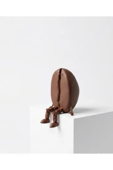 3D Hareketli Kahve Çekirdeği Figür / Masa Üstü Dekoru (8x4 cm)