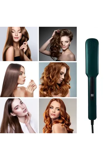 2 In1 110V-220V Saç Düzleştirici Seramik Sır Hızlı Isıtma Ve Şekil Verme (5637) 2 In1 110V-220V Saç Düzleştirici Seramik Sır Hızlı Isıtma Ve Şekil Verme (5637)