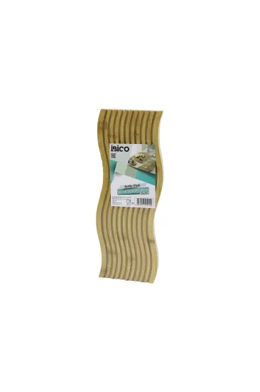 DALGALI ŞEKİLLİ - KANALLI  ÇİFT TARAF=DÜZ - KANALLI AHŞAP BAMBU SERVİS SUNUM TAHTASI  17 X 39 X 1.5CM (5637)