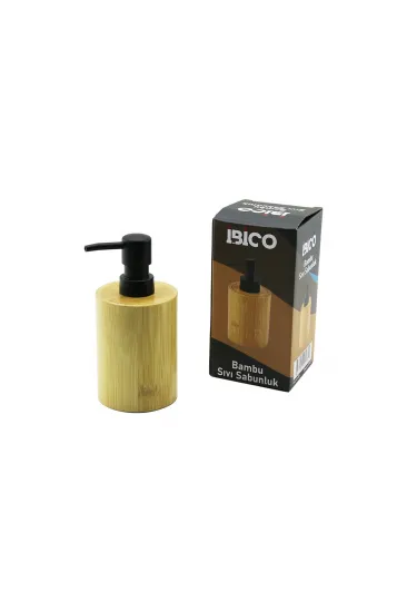 YUVARLAK AHŞAP BAMBU SIVI SABUNLUK SİYAH PLASTİK POMPA ÇAP: 8CM - Y: 11CM (5637) YUVARLAK AHŞAP BAMBU SIVI SABUNLUK SİYAH PLASTİK POMPA ÇAP: 8CM - Y: 11CM (5637)