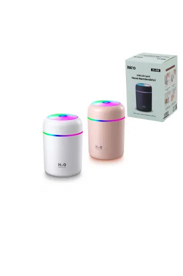 KLASİK 300ML H2O MİNİ USB ŞARJ- IŞIKLI HAVA NEMLENDİRİCİ - BUHAR MAKİNE - KOKU GİDERİCİ HERHANGİ BİR RENK GÖNDERİLİR (5637) KLASİK 300ML H2O MİNİ USB ŞARJ- IŞIKLI HAVA NEMLENDİRİCİ - BUHAR MAKİNE - KOKU GİDERİCİ HERHANGİ BİR RENK GÖNDERİLİR (5637)