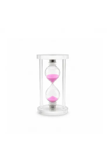 ORTA CAM KUM SAATİ CAM STANDLI= ÇAP: 6.8CM-YÜKSEKLİK: 12CM (5637) ORTA CAM KUM SAATİ CAM STANDLI= ÇAP: 6.8CM-YÜKSEKLİK: 12CM (5637)