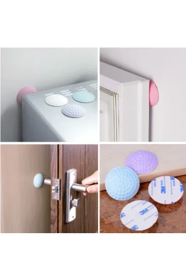 Çok Amaçlı Silikon Kapı Duvar Koruyucu Tampon 4lü Paket (5637)