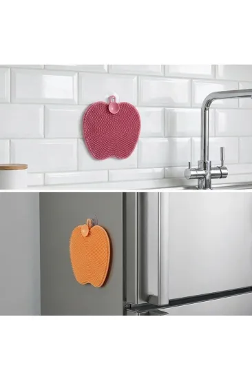 Elma Şekilli Silikon Bulaşık Yıkama Matı – Çok Amaçlı Mutfak ve Banyo Süngeri (5637) Elma Şekilli Silikon Bulaşık Yıkama Matı – Çok Amaçlı Mutfak ve Banyo Süngeri (5637)