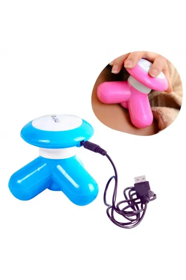 3 Başlıklı Titreşimli USB Şarjlı Mini El Masaj Aleti (5637) 3 Başlıklı Titreşimli USB Şarjlı Mini El Masaj Aleti (5637)
