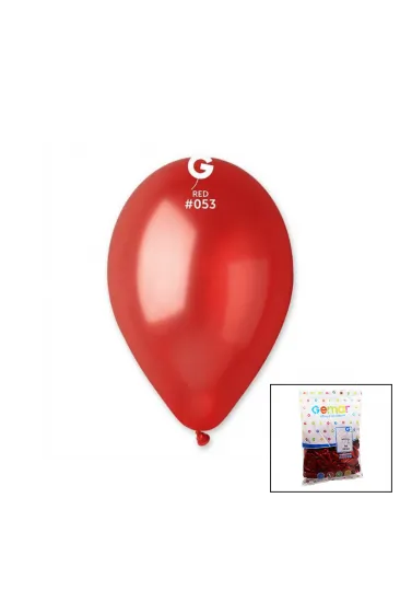 GM-110-53 METALİK - KIRMIZI BALON 11'' - 28CM - 100 PARÇA (5637) GM-110-53 METALİK - KIRMIZI BALON 11'' - 28CM - 100 PARÇA (5637)